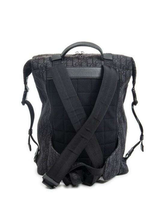 Dior Safari Backpack Black Oblique Peacock Canvas main image 7